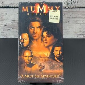 The Mummy Returns [2001 VHS] Brendan‎ Fraser Action Adventure Sealed NEW